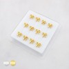 DAINTY COQUETTE BOW PIERCING 316L SURGICAL STEEL L-SHAPE NOSE BOX DAINTY COQUETTE BOW PIERCING 316L SURGICAL STEEL L-SHAPE NOSE BOX